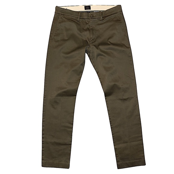 J. Crew Other - J. Crew 484 Slim Fit Stretch Chino Pant Army Green